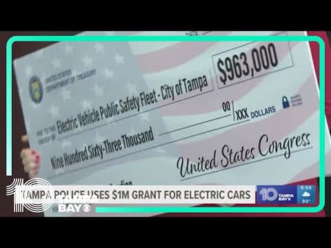 Tampa police to get electric vehicles as part of grant