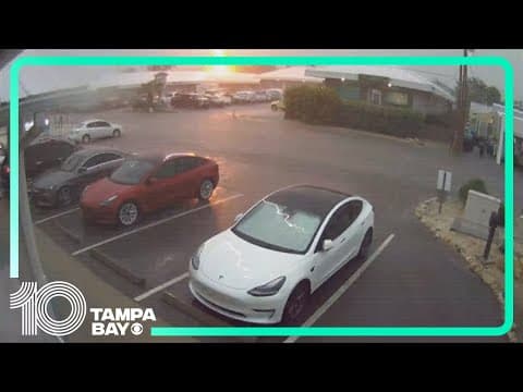 'Powerful, powerful video': Lightning strike hits building, causing fire in Holmes Beach