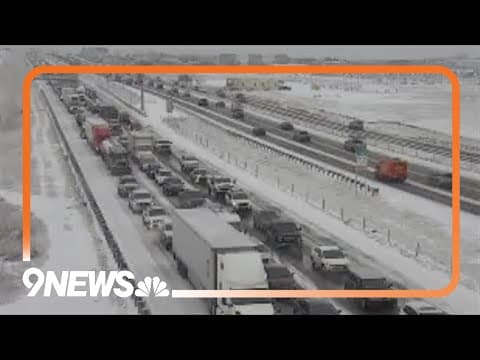 Northbound I-25 closed in northern Colorado