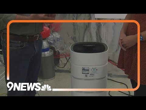 Researchers at CU Boulder test classroom air purification devices
