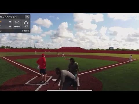 Baseball coach hit by gunfire during game in Houston area