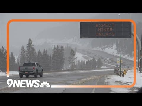 I-70 delays expected as crews begin work on Vail Pass