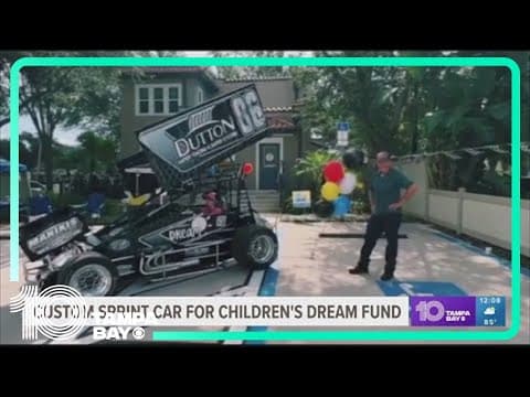 Custom sprint car for children's dream fund