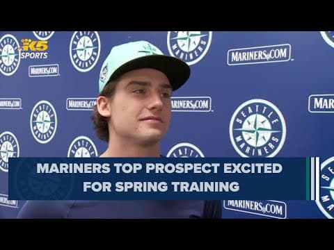 Mariners top prospect Cole Young excited for first spring training