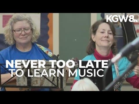 Portland senior center ukulele group proves it's never too late to learn music