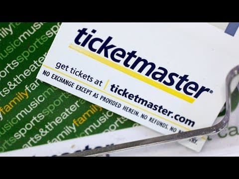Justice Department says illegal monopoly by Ticketmaster and Live Nation drives up prices for fans