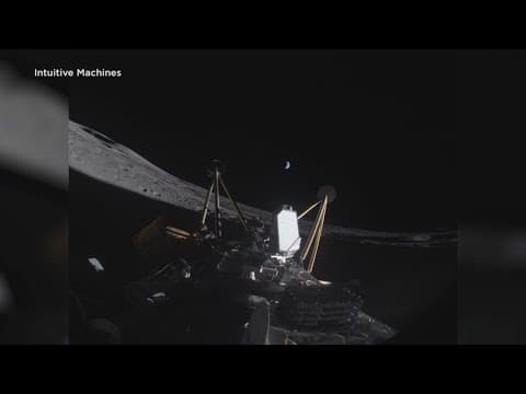 Intuitive Machines: Athena lunar landing mission over