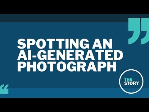 Spotting the signs an AI-generated image