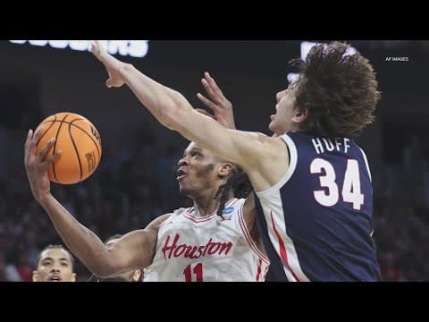 Houston survives Gonzaga rally to advance in the NCAA Tournament