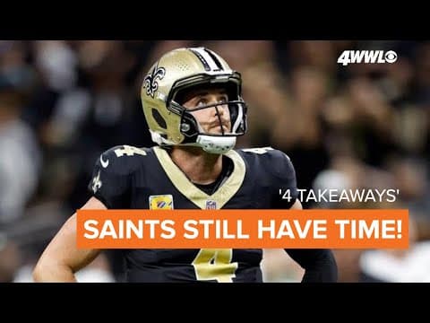 4 Takeaways: The Saints still have time, but that time has to start – right now!