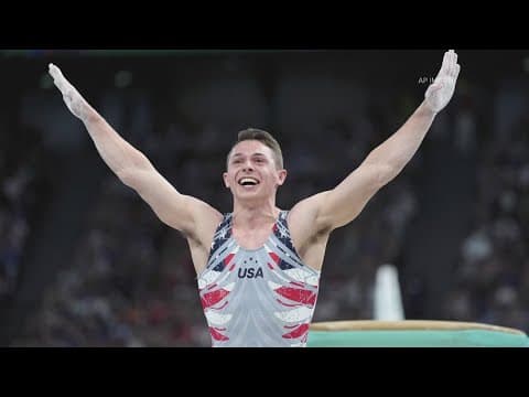 US men's gymnastics team makes history at Paris Olympics