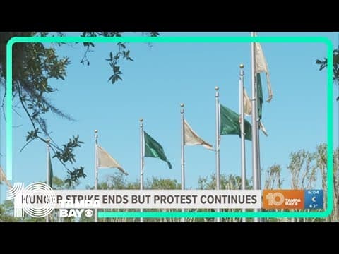 USF hunger strike ends but protest continues