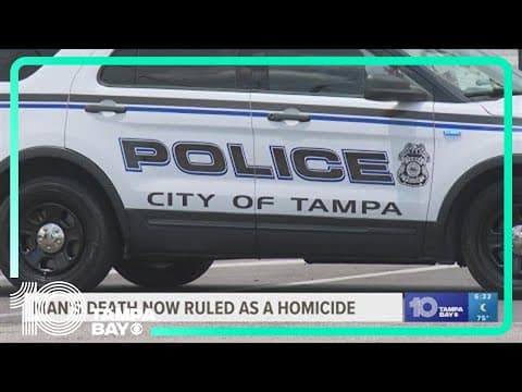 Man's death ruled a homicide after body found near Ybor City road