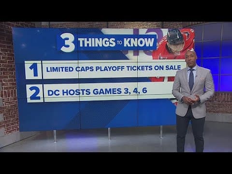 Capitals first round playoff tickets went on sale Thursday