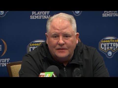 Chip Kelly speaks ahead of the Cotton Bowl against Texas