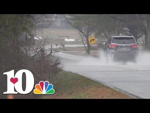 Tracking rainy road conditions in East Tennessee