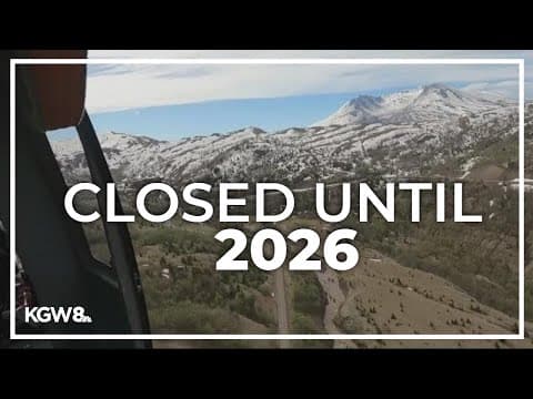 Mount St. Helens highway to Johnston Ridge Observatory closed until 2026