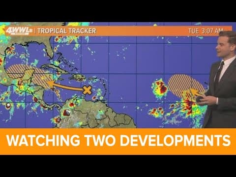 Tuesday 5 am Tropical Update: NHC watching several areas for development
