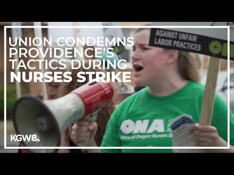 Providence violated Oregon law by bringing in 'professional strikebreakers,' union says