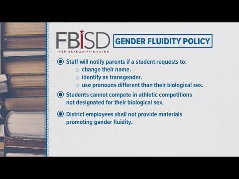 Fort Bend ISD board to vote on controversial gender policy