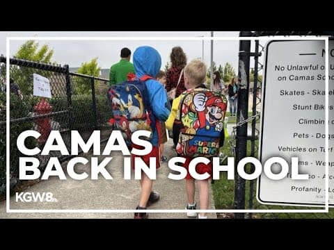 Students in Camas School District attend first day of school