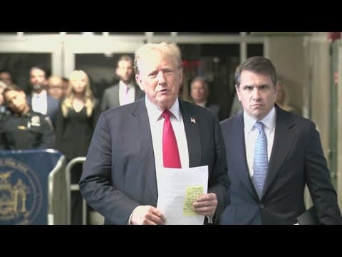 Former President Trump expected in court Friday