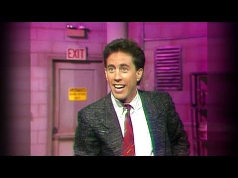 Jerry Seinfeld's stand-up routine on Almost Live! in 1986