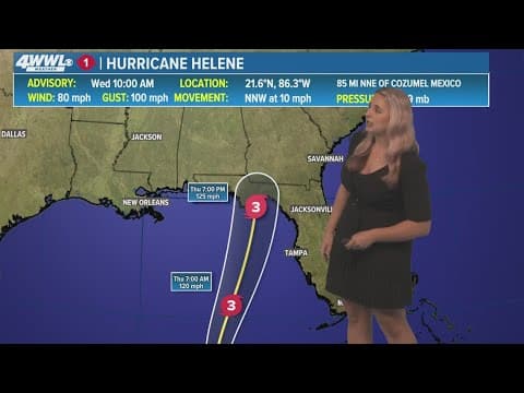 Florida braces as Helene now officially a hurricane