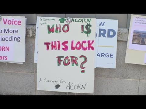 9th Ward residents protest Inner Harbor Navigation Canal Lock replacement plan in New Orleans