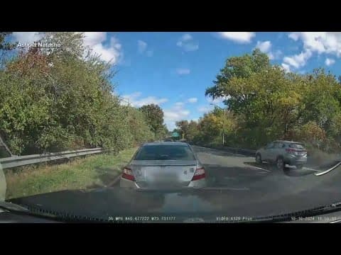 Viral video shows the intentional crash, hear from the woman who took the video