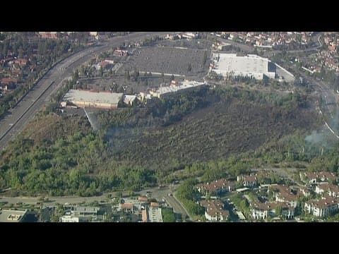 Brush fire in Oceanside prompts evacuations, freeway closures