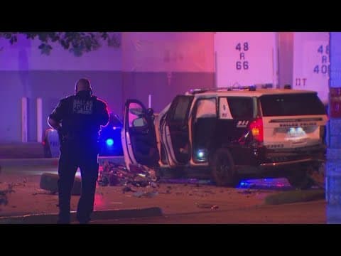 Officer released from hospital after crash that left 1 in suspect car dead, 2 officers hurt: Police