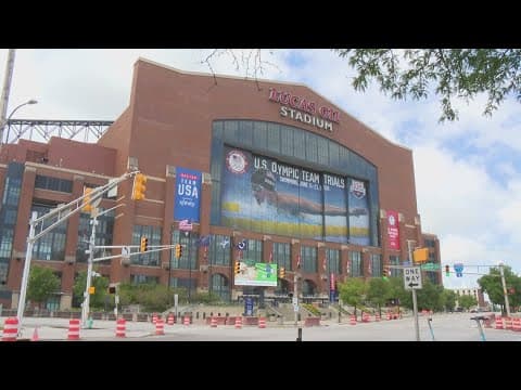 Participants, fans arriving for US Olympic Swim Trials
