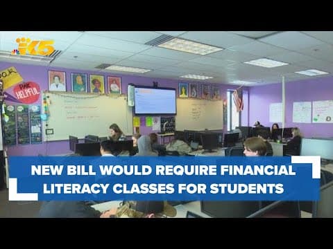 Bill requiring students to take financial literacy class advances in Olympia
