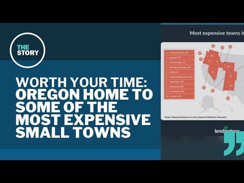 These 2 Oregon towns are among 10 most expensive in the US, according to study | Worth Your Time