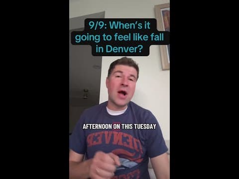 9/9: A few storms possible in Denver today