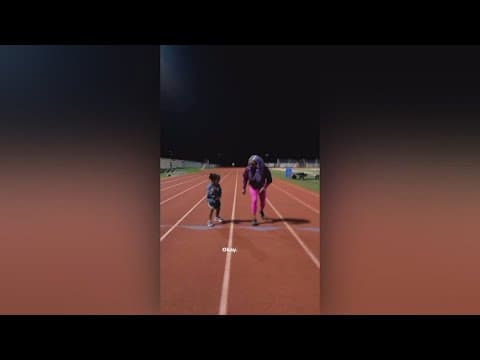 VIDEO: Adorable 4-year-old girl challenges Sha'Carri Richardson to a race