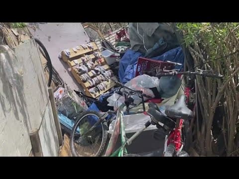 Homeless encampments return near Plaza Bonita