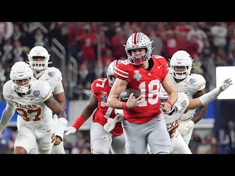 Cotton Bowl game recap: Ohio State takes down Texas, advances to national title game