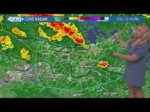 New Orleans Weather: Rounds of heavy rain today through early Saturday