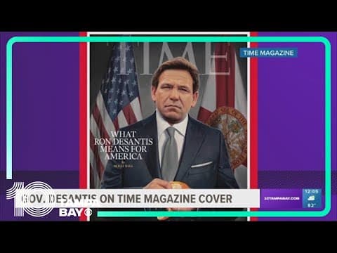 Gov. DeSantis featured Time magazine cover