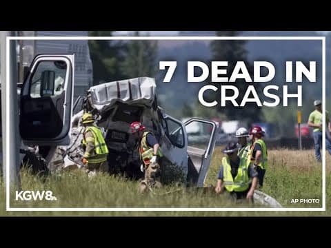Crash on I-5 near Albany leaves 7 dead, more injured