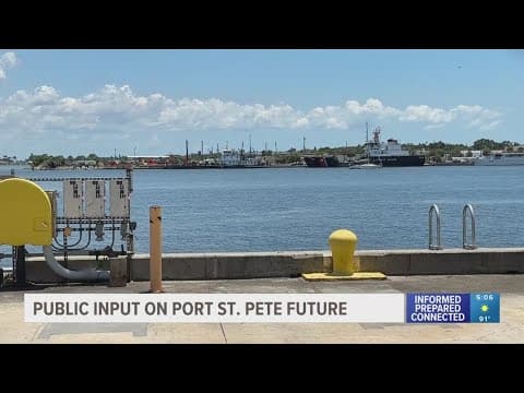 Community asked for public input on Port St. Pete's future