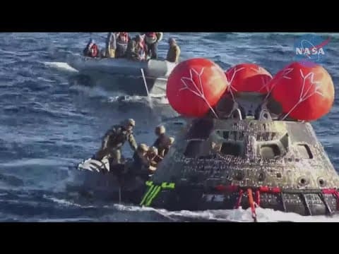 Orion capsule arriving in San Diego