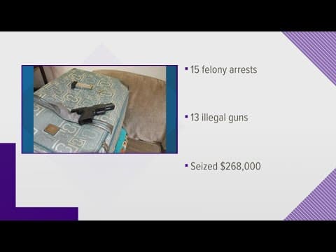 Illegal drugs, weapons, stolen vehicles recovered during 15-hour crime blitz in north Columbus