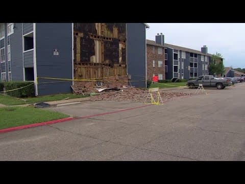 Apartment residents still picking up the pieces after storms move through North Texas