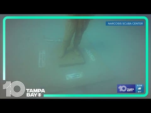 Divers spend Labor Day at underwater military memorial near Clearwater