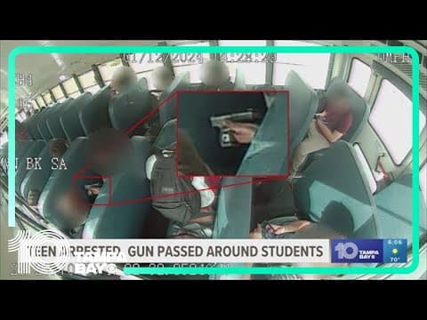 Hernando Co. teen arrested after gun passed around students on school bus