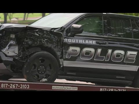 Two Southlake officers injured in separate crashes