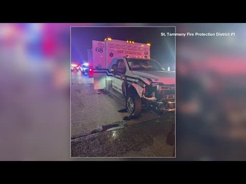 Arrest After Crash Involving Stolen Ambulance in Slidell